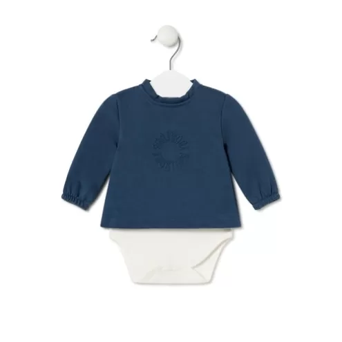 TOUS Body com jersey de bebé Trend azul marinho< Bebé