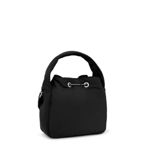 TOUS Bucket bag preta Carol Soft< Malas De Tiracolo