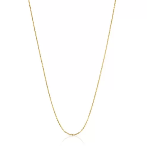 TOUS Colar curto em ouro 50 cm Basics< Colares De Ouro | Colares Curtos