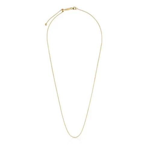 TOUS Colar curto em ouro 50 cm Basics< Colares De Ouro | Colares Curtos