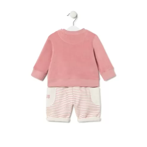 TOUS Conjunto de bebé Classic cor-de-rosa< Bebé