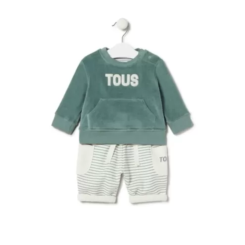 TOUS Conjunto de bebé Classic verde< Bebé