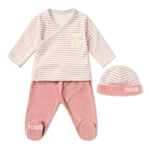 TOUS Conjunto de bebé recém-nascido Classic cor-de-rosa< Bebé