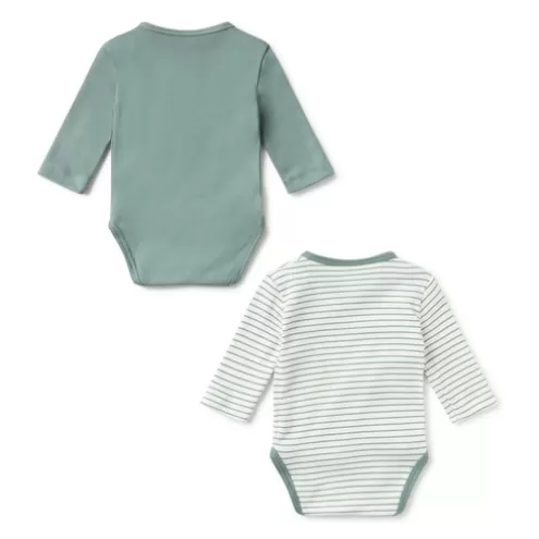 TOUS Conjunto de bodies de bebé cruzados Classic verde< Bebé