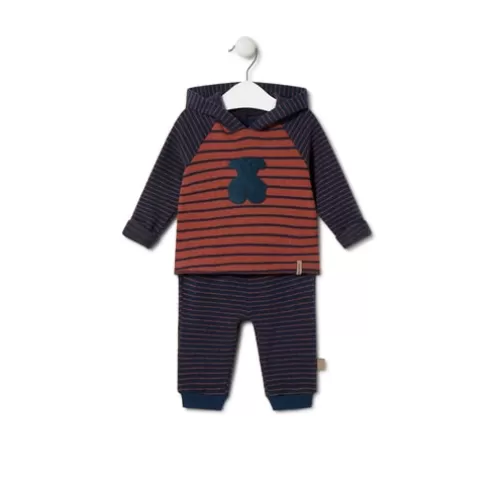 TOUS Conjunto de menino às riscas Blue azul marinho< Bebé | Menino