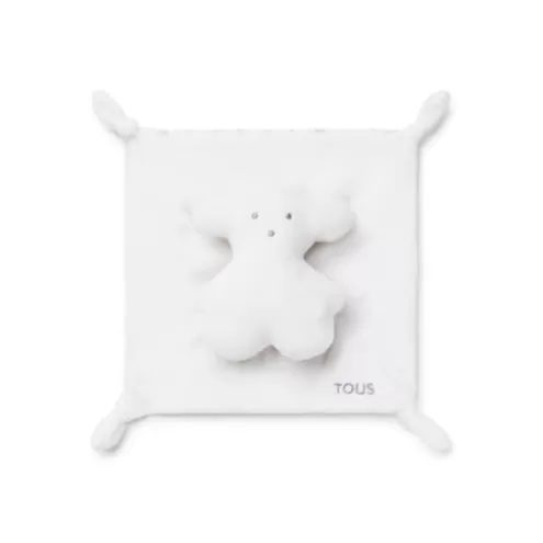 TOUS Doudou de nós com Ursinho Branco< Bebé | Complementos