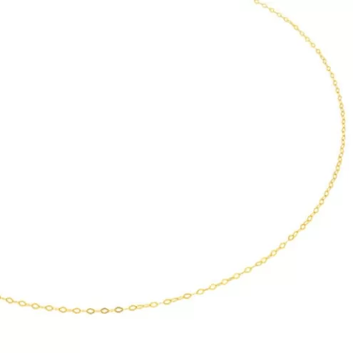 TOUS Gargantilha em ouro com argolas ovais, 40 cm, Chain< Colares De Ouro | Gargantilhas