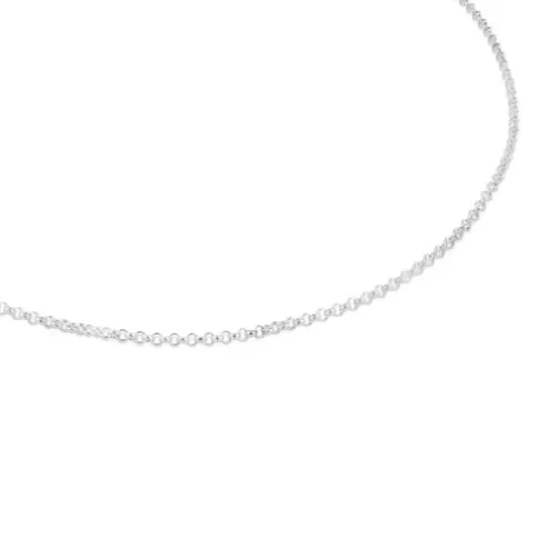 TOUS Gargantilha em prata com bolas, 45 cm, Chain< Colares De Prata | Colares Curtos