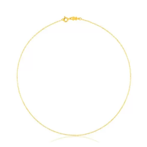 TOUS Gargantilha Chain em Ouro, 40 cm.< Colares De Ouro | Gargantilhas