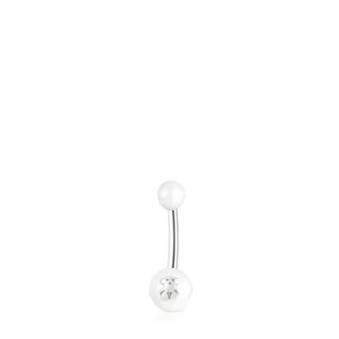 TOUS Piercing de umbigo Pearl em e pérolas< Piercings No Umbigo | Piercings De Aço