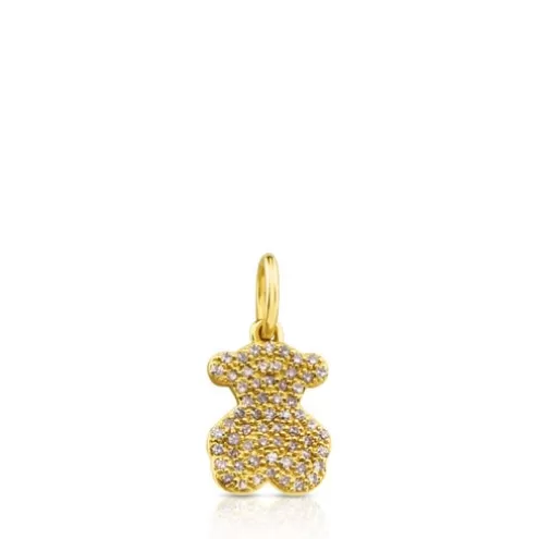 TOUS Pingente Gem Power em Ouro com Diamantes< Pingentes De Ouro | Pingentes Pequenos