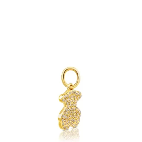 TOUS Pingente Gem Power em Ouro com Diamantes< Pingentes De Ouro | Pingentes Pequenos