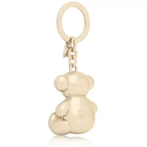 TOUS Porta-chaves urso Metal Bold Bear dourado< Porta Chaves | Outros Acessórios