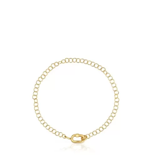 TOUS Pulseira corrente em ouro Hold Oval< Pulseiras Corrente