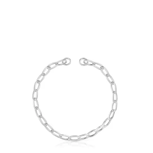 TOUS Pulseira corrente em Hold Oval< Pulseiras De Prata | Pulseiras Corrente