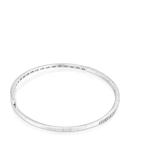 TOUS Pulseira em ouro branco e diamantes Les Classiques< Pulseiras Ouro | Escravas