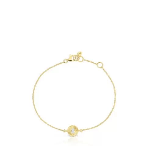 TOUS Pulseira em ouro e diamantes Iris Motif< Pulseiras Ouro | Pulseiras Corrente