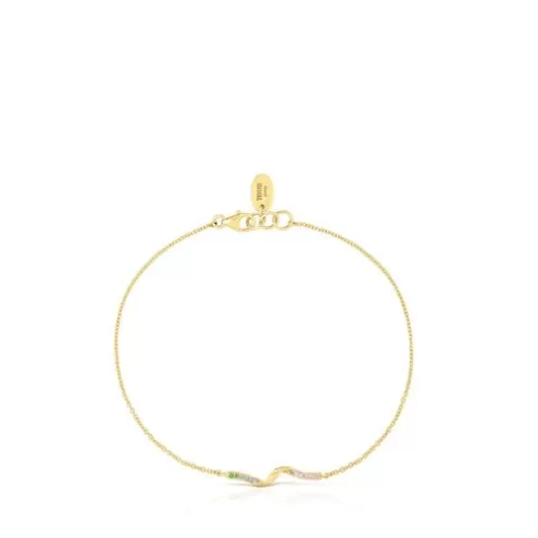 TOUS Pulseira em e pedras preciosas St Tropez< Pulseiras Ouro | Pulseiras Corrente