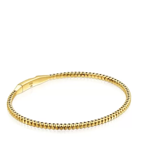 TOUS Pulseira escrava de bolas em ouro Basics< Pulseiras Ouro | Escravas