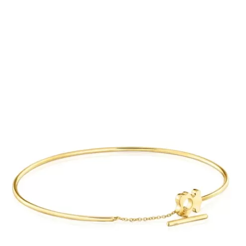 TOUS Pulseira escrava em ouro e urso I-Bear< Pulseiras Ouro | Escravas