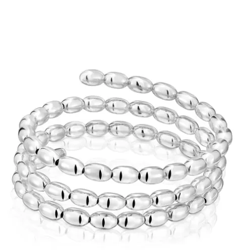 TOUS Pulseira escrava espiral em Basics< Pulseiras De Prata | Escravas