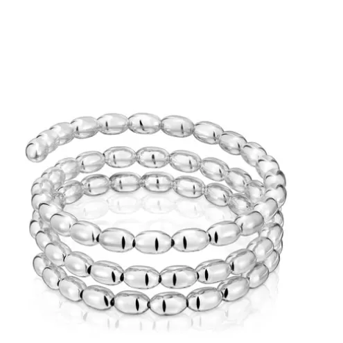 TOUS Pulseira escrava espiral em Basics< Pulseiras De Prata | Escravas