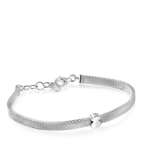 TOUS Pulseira estreita Real Sisy em Prata< Pulseiras De Prata | Pulseiras Corrente