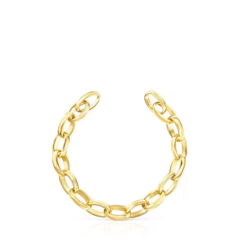 TOUS Pulseira Hold oval em Prata Vermeil< Pulseiras De Prata | Pulseiras Corrente