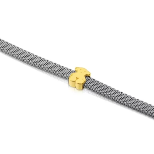 TOUS Pulseira Icon Mesh em Aço e Ouro< Pulseiras Ouro | Pulseiras Corrente