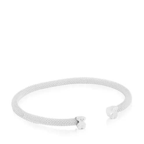 TOUS Pulseira Mesh em Prata.< Pulseiras De Prata | Escravas