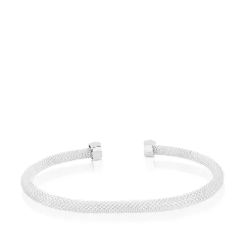 TOUS Pulseira Mesh em Prata.< Pulseiras De Prata | Escravas