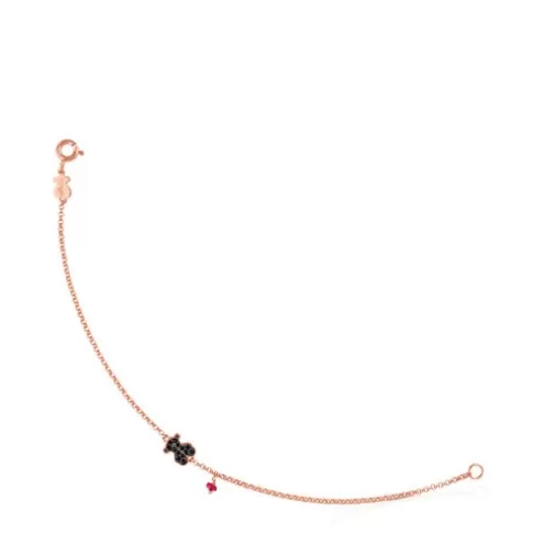 TOUS Pulseira Motif em Prata Vermeil rosa< Pulseiras De Prata | Pulseiras Corrente