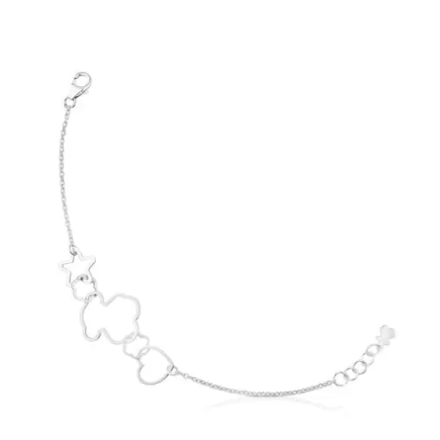 TOUS Pulseira New Silueta de Prata< Pulseiras De Prata | Pulseiras Corrente