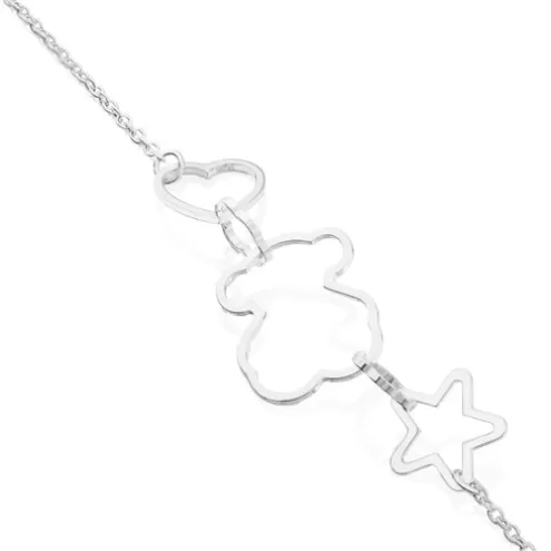 TOUS Pulseira New Silueta de Prata< Pulseiras De Prata | Pulseiras Corrente