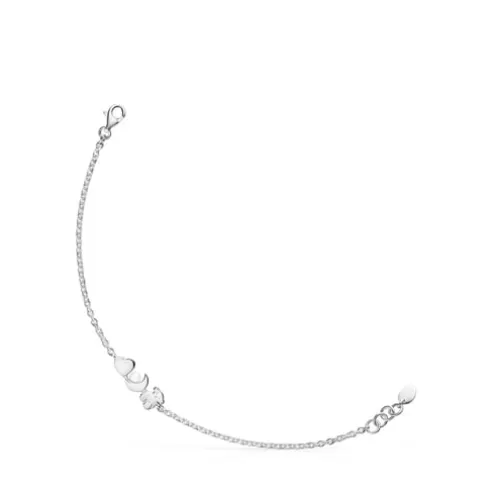 TOUS Pulseira Nocturne em Prata com Pérola< Pulseiras De Prata | Pulseiras Pérolas