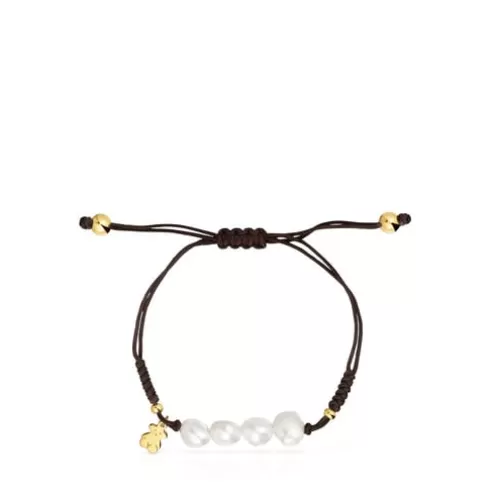 TOUS Pulseira Nudos em Vermeil< Pulseiras De Prata | Pulseiras Pérolas