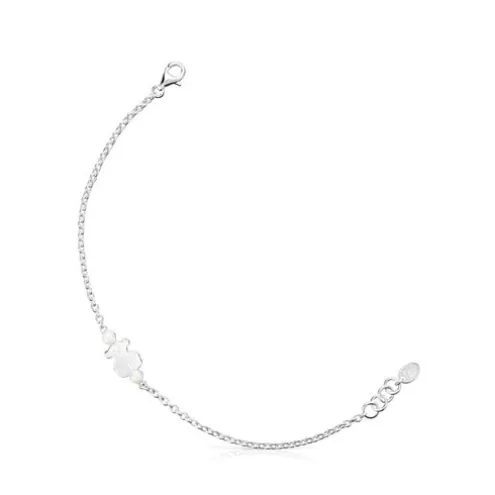 TOUS Pulseira Real Sisy em Prata e Pérolas< Pulseiras De Prata | Pulseiras Pérolas