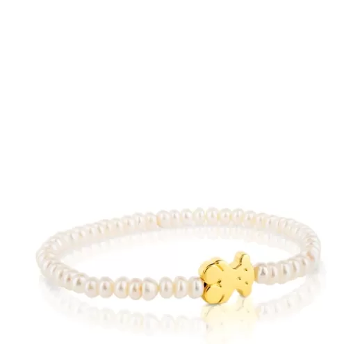 TOUS Pulseira Sweet Dolls em Ouro< Pulseiras Ouro | Pulseiras Pérolas