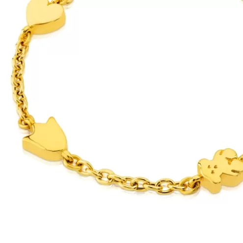 TOUS Pulseira Sweet Dolls em Ouro< Pulseiras Ouro | Pulseiras Corrente