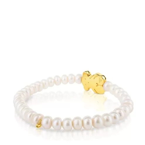 TOUS Pulseira Sweet Dolls em Ouro< Pulseiras Ouro | Pulseiras Pérolas