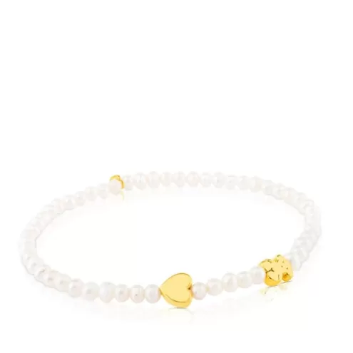 TOUS Pulseira Sweet Dolls XXS em Ouro< Pulseiras Ouro | Pulseiras Pérolas