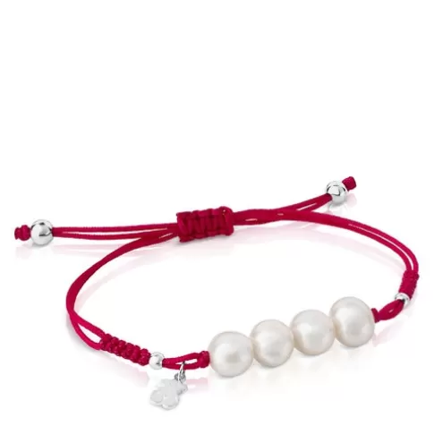 TOUS Pulseira Pearls em Prata< Pulseiras De Prata | Pulseiras Pérolas