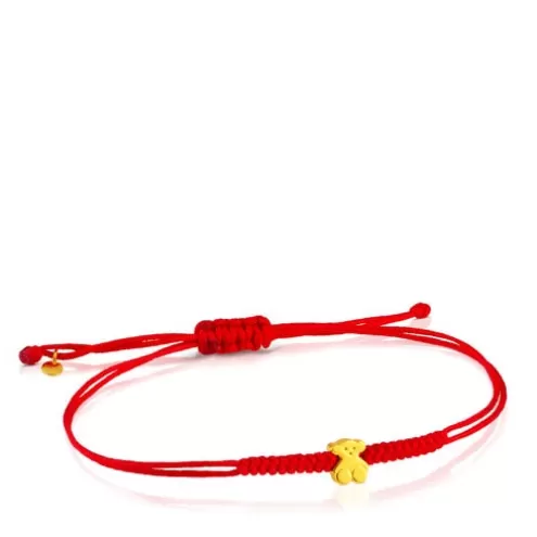 TOUS Pulseira vermelha Sweet Dolls< Pulseiras Ouro | Pulseiras Cordão E Fios