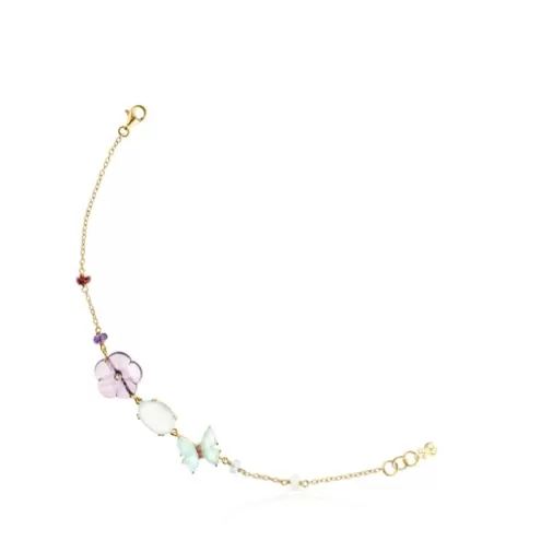 TOUS Pulseira Vita em Ouro com Pedras preciosas< Pulseiras Ouro | Pulseiras Corrente