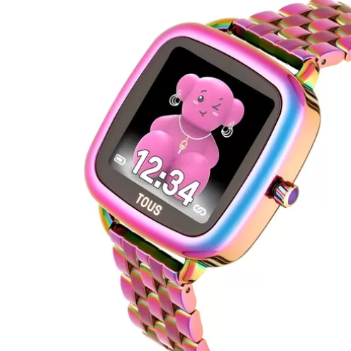 TOUS Relógio smartwatch com bracelete em aço IP iridescente D-Connect< Para Ela | Smartwatches