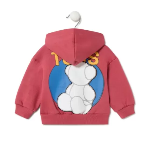 TOUS Sweatshirt com capuz Bold Bear Casual grená< Bebé | Menina