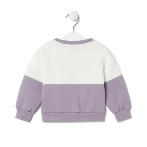 TOUS Sweatshirt logótipo Casual lilás< Bebé | Menina