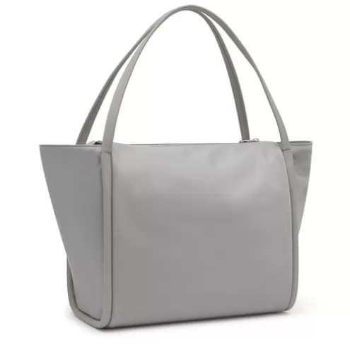 TOUS Tote Bag grande cinzenta Miranda Soft New< Malas De Ombro