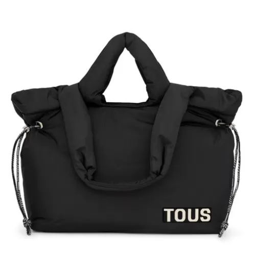 TOUS Tote bag grande preta Carol Soft< Tote Bags