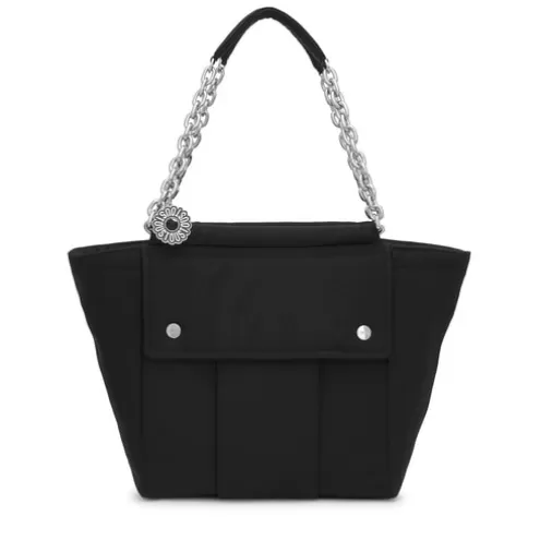 TOUS Tote bag grande preta Jane Soft< Malas De Ombro